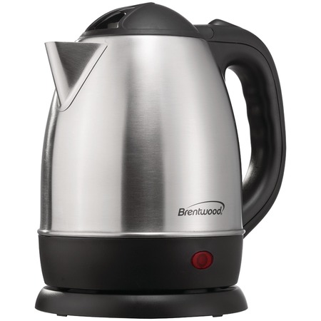 BRENTWOOD APPLIANCES Cordless 1.2 L Electric Kettle (Stainless Steel) KT-1770